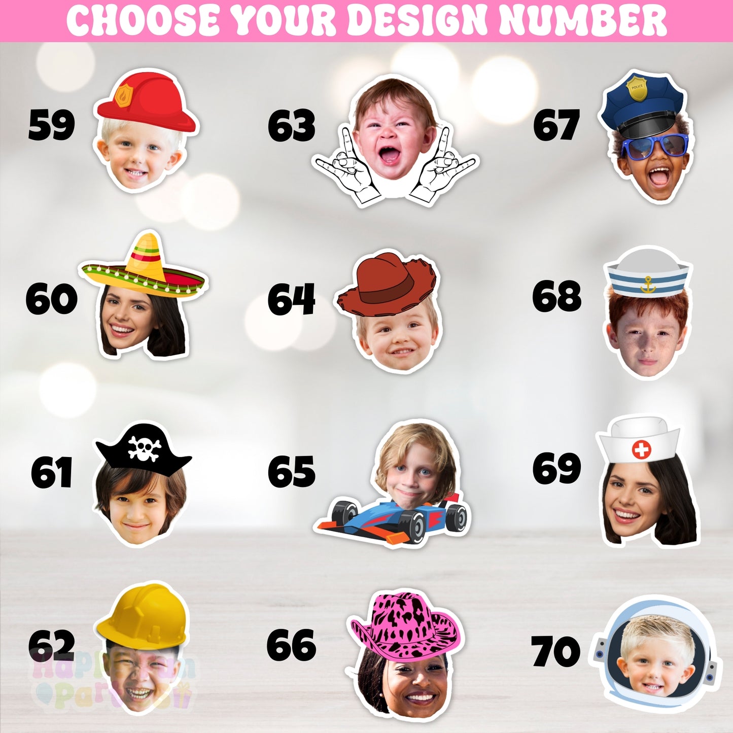 Custom Face Banners for Birthday Parties | Personalized Party Banners, Custom Event Decorations & Unique Party Supplies